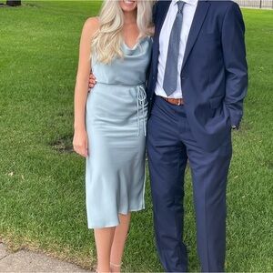 Satin Wedding Guest Dress